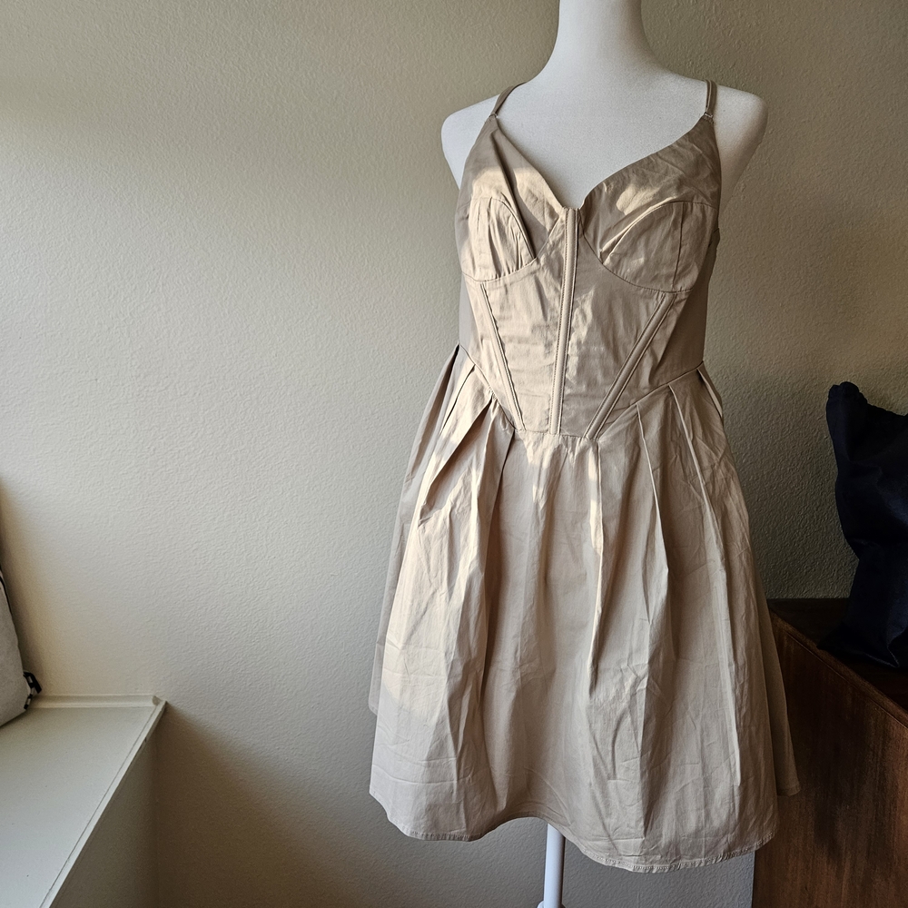 Vici Tan Mini Dress